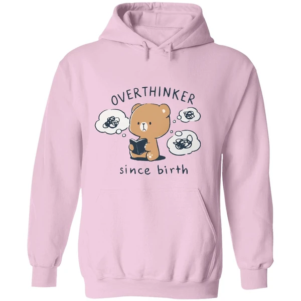Milkmocha Overthinker Since Birth Hoodie - Image 5