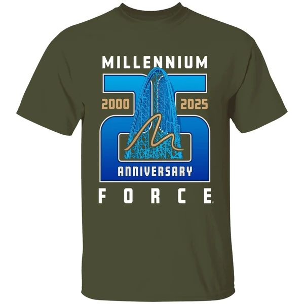 millennium 2000 2025 25th anniversary force shirt militarygreen