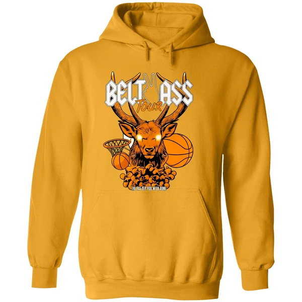 Milwaukee Bucks Basketball Belt 2 Ass Tour The Pat Bev Podcast With Rone Hoodie