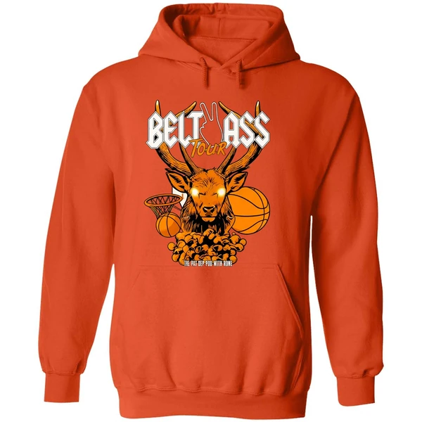 Milwaukee Bucks Basketball Belt 2 Ass Tour The Pat Bev Podcast With Rone Hoodie - Image 6