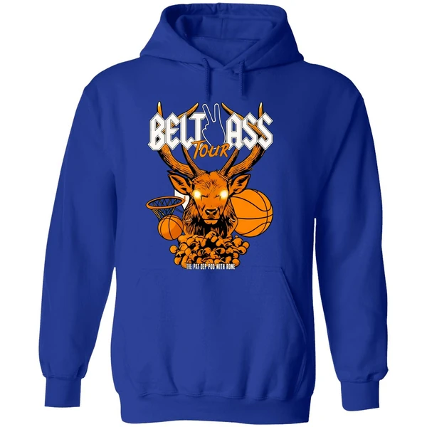 Milwaukee Bucks Basketball Belt 2 Ass Tour The Pat Bev Podcast With Rone Hoodie - Image 7