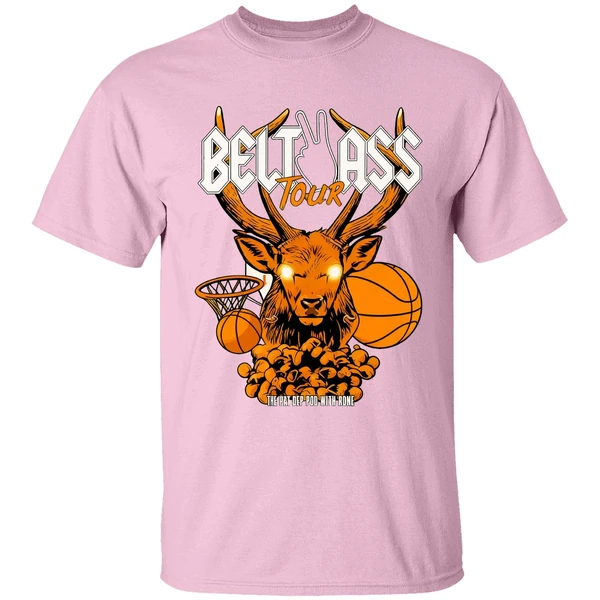 Milwaukee Bucks Basketball Belt 2 Ass Tour The Pat Bev Podcast With Rone Shirt - Image 3