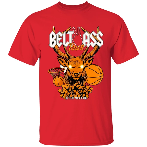 Milwaukee Bucks Basketball Belt 2 Ass Tour The Pat Bev Podcast With Rone Shirt - Image 7