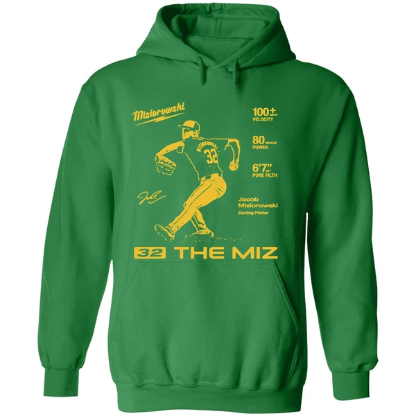Milwaukee The Miz Jacob Misiorowski Milwaukee Brewers Baseball Hoodie - Image 2