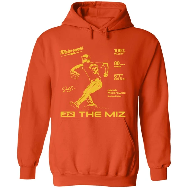 Milwaukee The Miz Jacob Misiorowski Milwaukee Brewers Baseball Hoodie - Image 6