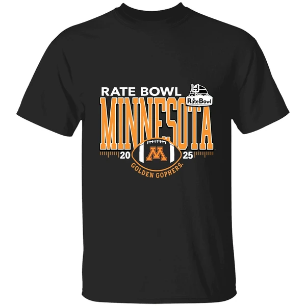 Minnesota Golden Gophers 2025 Rate Bowl Shirt