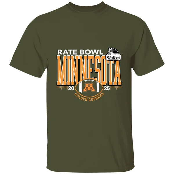 Minnesota Golden Gophers 2025 Rate Bowl Shirt - Image 4