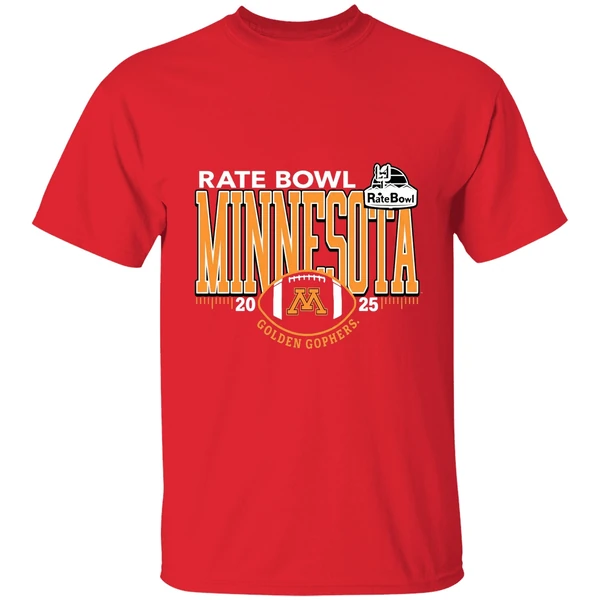 Minnesota Golden Gophers 2025 Rate Bowl Shirt - Image 7