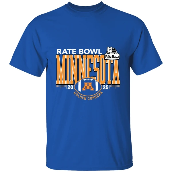 Minnesota Golden Gophers 2025 Rate Bowl Shirt - Image 8