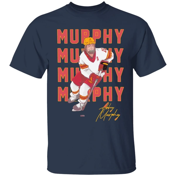 minnesota hockey abbey murphy murphy signature shirt navy