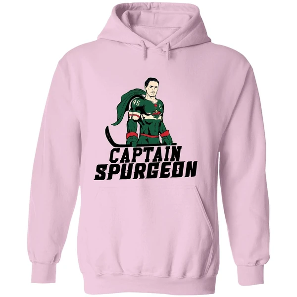 Minnesota Wild Captain Spurgeon Superman Hockey Nhl Hoodie - Image 5