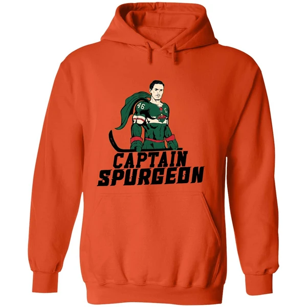Minnesota Wild Captain Spurgeon Superman Hockey Nhl Hoodie - Image 6