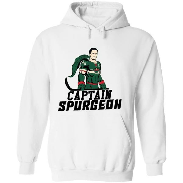 Minnesota Wild Captain Spurgeon Superman Hockey Nhl Hoodie - Image 8
