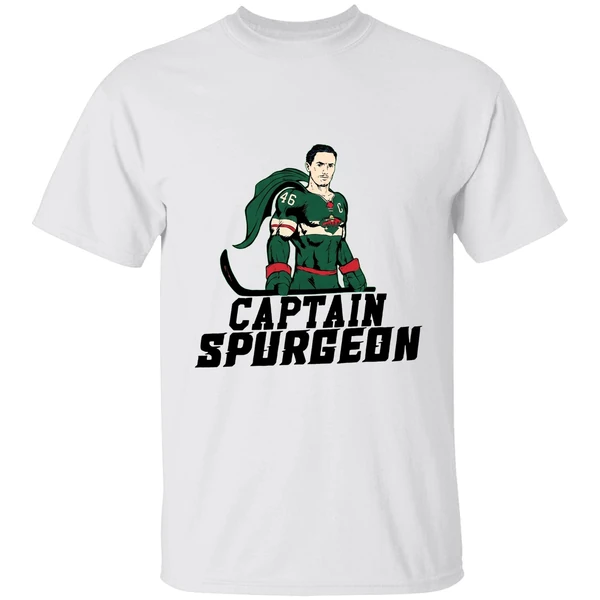 Minnesota Wild Captain Spurgeon Superman Hockey Nhl Shirt