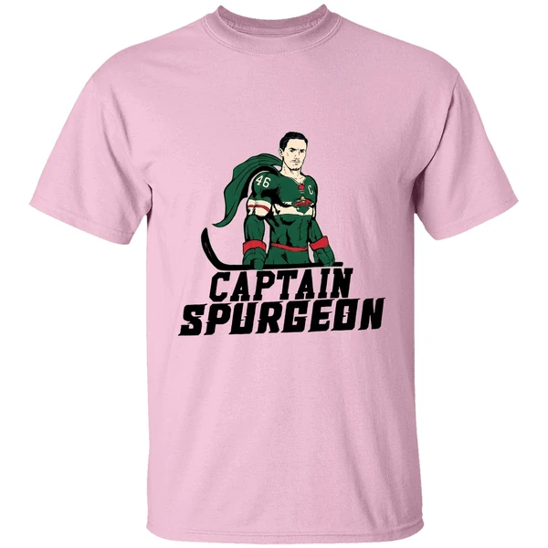 Minnesota Wild Captain Spurgeon Superman Hockey Nhl Shirt - Image 2