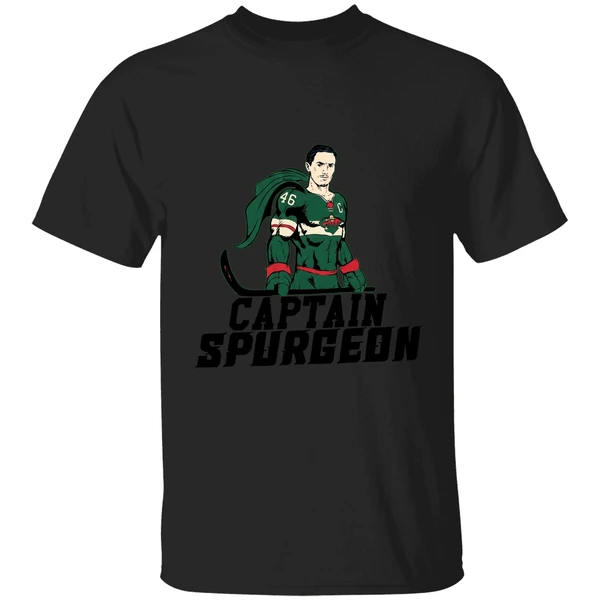 Minnesota Wild Captain Spurgeon Superman Hockey Nhl Shirt - Image 7