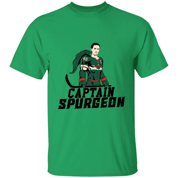 Minnesota Wild Captain Spurgeon Superman Hockey Nhl Shirt - Image 8