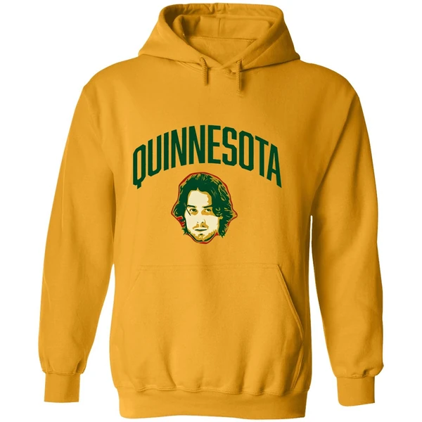Minnesota Wild Nhl Quinn Hughes Big Head Quinnesota Hoodie