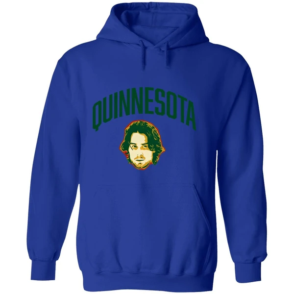 Minnesota Wild Nhl Quinn Hughes Big Head Quinnesota Hoodie - Image 7