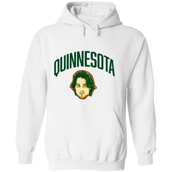 Minnesota Wild Nhl Quinn Hughes Big Head Quinnesota Hoodie - Image 8