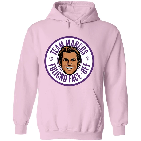 Minnesota Wild Team Marcus Foligno Face Off Fight Cancer Hoodie - Image 5