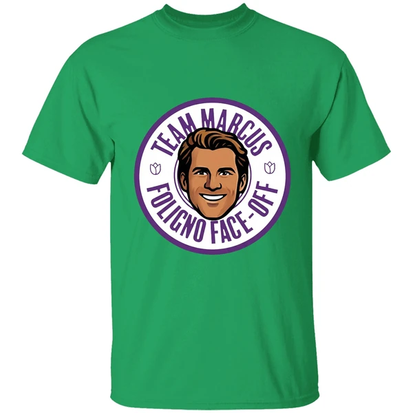 Minnesota Wild Team Marcus Foligno Face Off Fight Cancer Shirt - Image 2