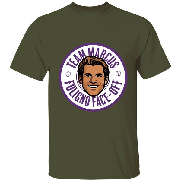 Minnesota Wild Team Marcus Foligno Face Off Fight Cancer Shirt - Image 4