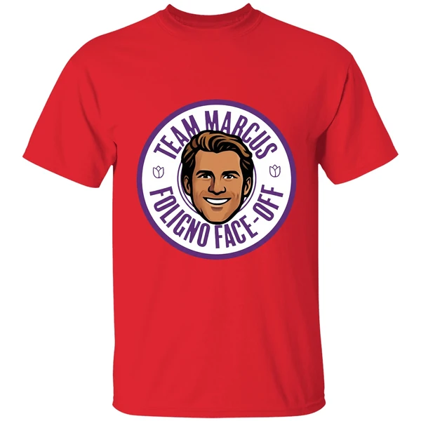 Minnesota Wild Team Marcus Foligno Face Off Fight Cancer Shirt - Image 7