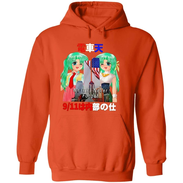 Mion And Shion Sonozaki Higurashi When They Cry September 11 Attacks We Will Never Forget Hoodie - Image 6