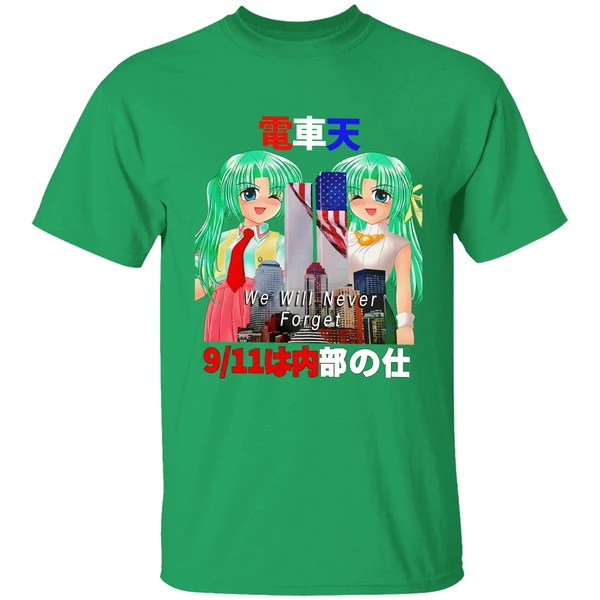 Mion And Shion Sonozaki Higurashi When They Cry September 11 Attacks We Will Never Forget Shirt - Image 2