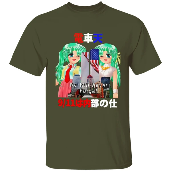 Mion And Shion Sonozaki Higurashi When They Cry September 11 Attacks We Will Never Forget Shirt - Image 4