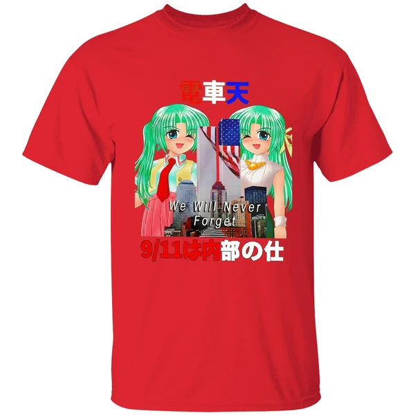 Mion And Shion Sonozaki Higurashi When They Cry September 11 Attacks We Will Never Forget Shirt - Image 7