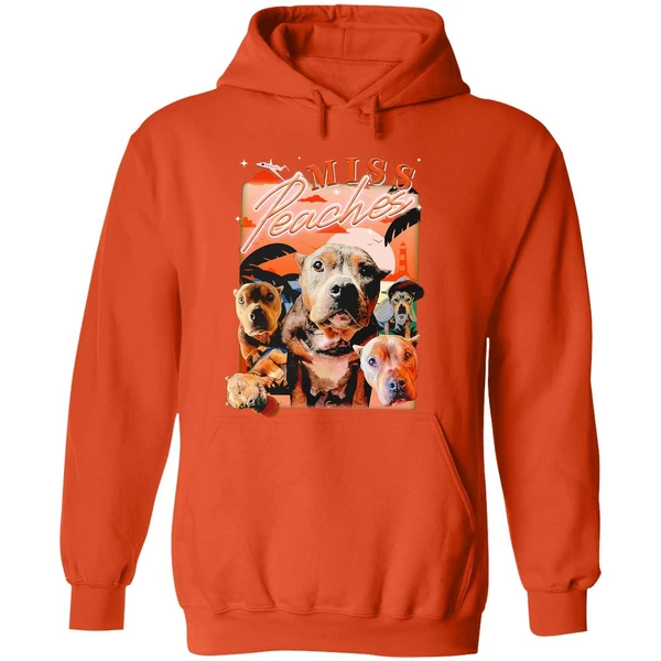 Miss Peaches Dog Portrait 2024 Hoodie - Image 6