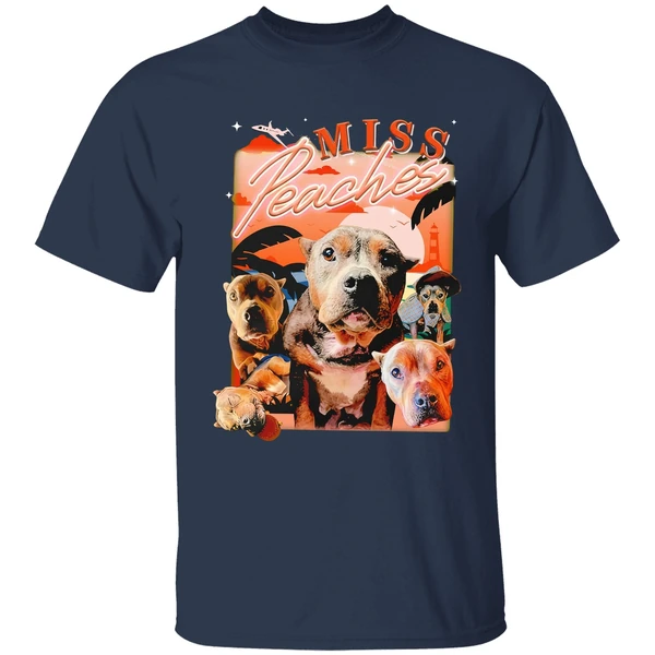 Miss Peaches Dog Portrait 2024 Shirt - Image 5