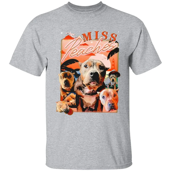 Miss Peaches Dog Portrait 2024 Shirt - Image 9