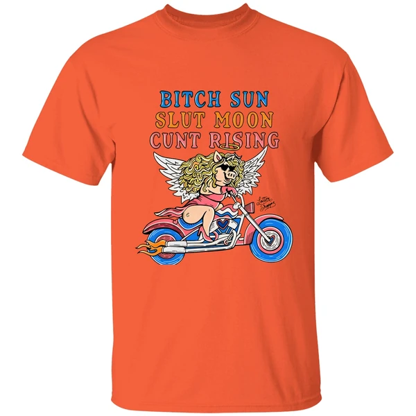 Miss Piggy Bitch Sun Slut Moon Cunt Rising Shirt - Image 3