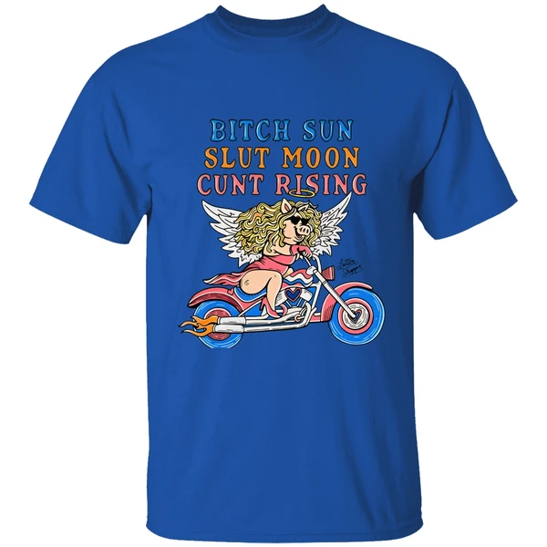 Miss Piggy Bitch Sun Slut Moon Cunt Rising Shirt - Image 5