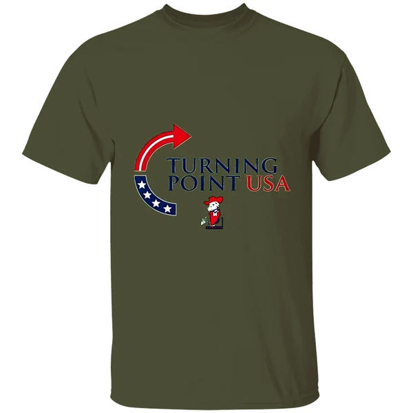 Mississippi University Ole Miss Rebels X Charlie Kirk Turning Point Usa Shirt - Image 3