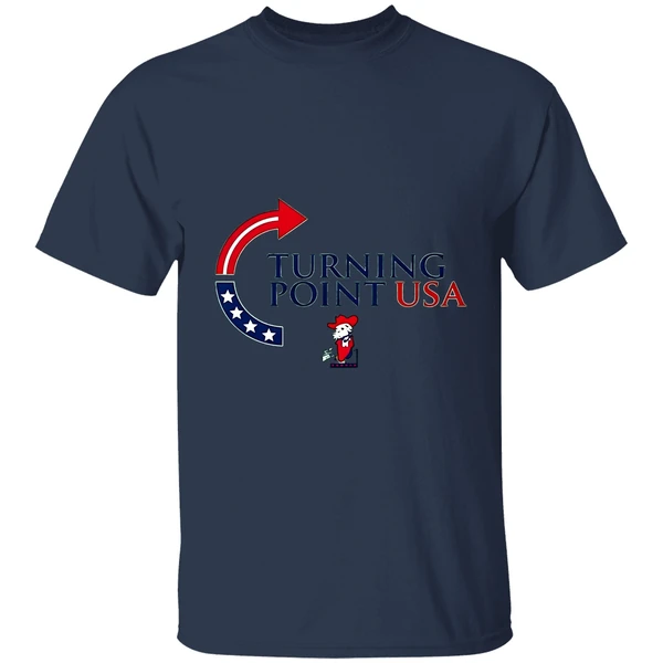 Mississippi University Ole Miss Rebels X Charlie Kirk Turning Point Usa Shirt - Image 4
