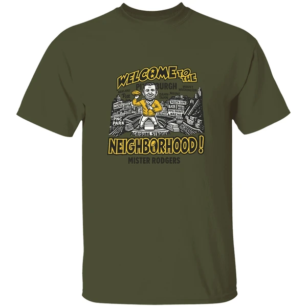 Mister Aaron Rodgers Welcome To The Pittsburgh Steelers Neighborhood Shirt - Image 3