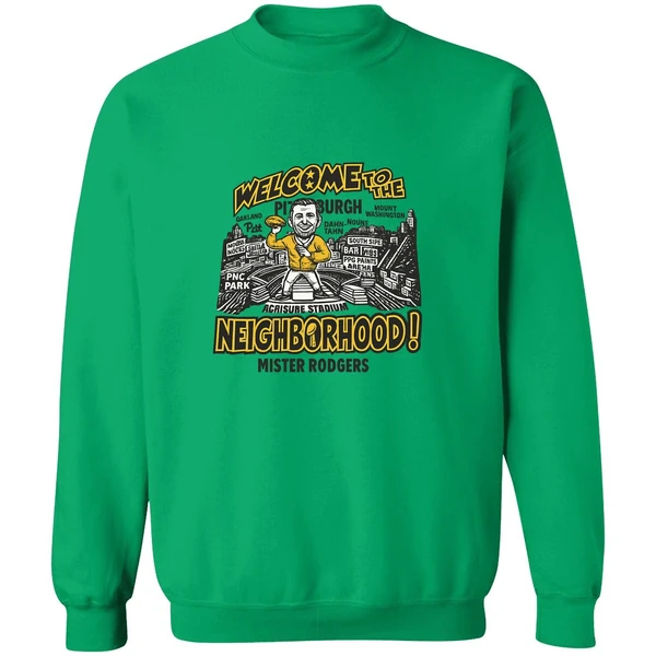 Mister Aaron Rodgers Welcome To The Pittsburgh Steelers Neighborhood Sweatshirt - Image 2