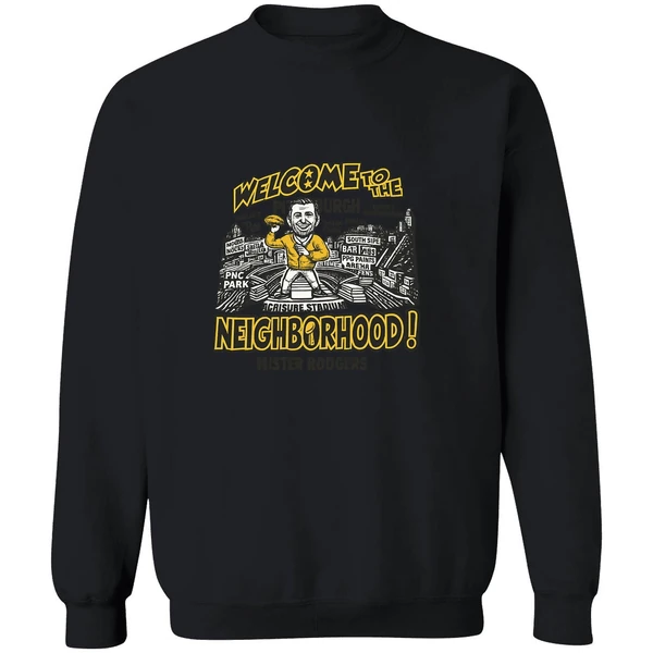 Mister Aaron Rodgers Welcome To The Pittsburgh Steelers Neighborhood Sweatshirt - Image 9