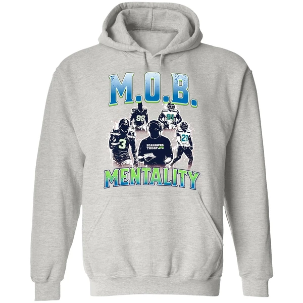 Mob Mentality Seattle Seahawks Today Hoodie - Image 9