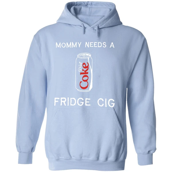 Mommy Needs A Diet Coke Fridge Cig Hoodie - Image 4