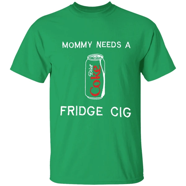 Mommy Needs A Diet Coke Fridge Cig Shirt - Image 2