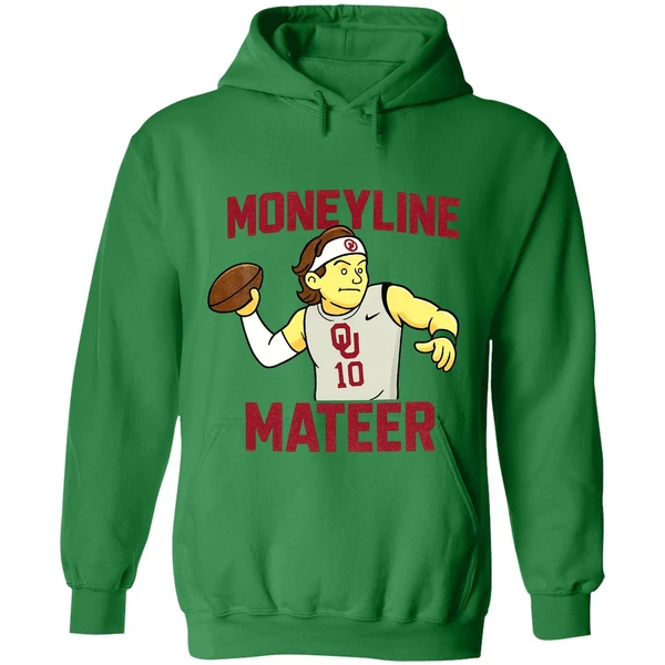 Moneyline Matter Kip Lewis Cartoon Oklahoma Sooners Football Nfl 2025 Hoodie - Image 2