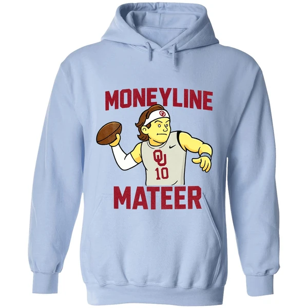 Moneyline Matter Kip Lewis Cartoon Oklahoma Sooners Football Nfl 2025 Hoodie - Image 4