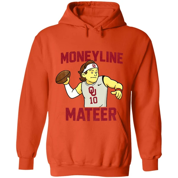Moneyline Matter Kip Lewis Cartoon Oklahoma Sooners Football Nfl 2025 Hoodie - Image 6