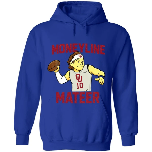 Moneyline Matter Kip Lewis Cartoon Oklahoma Sooners Football Nfl 2025 Hoodie - Image 7