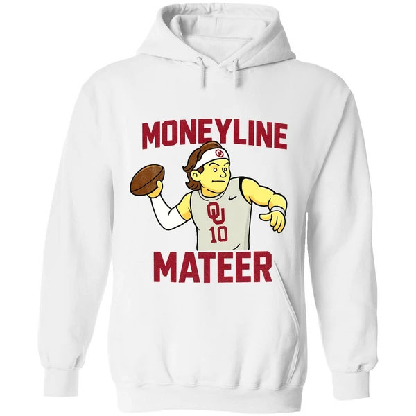 Moneyline Matter Kip Lewis Cartoon Oklahoma Sooners Football Nfl 2025 Hoodie - Image 8